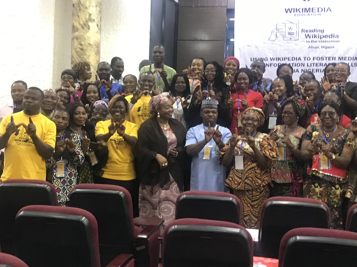 Reading Wikipedia in the Classroom Abuja tweet media