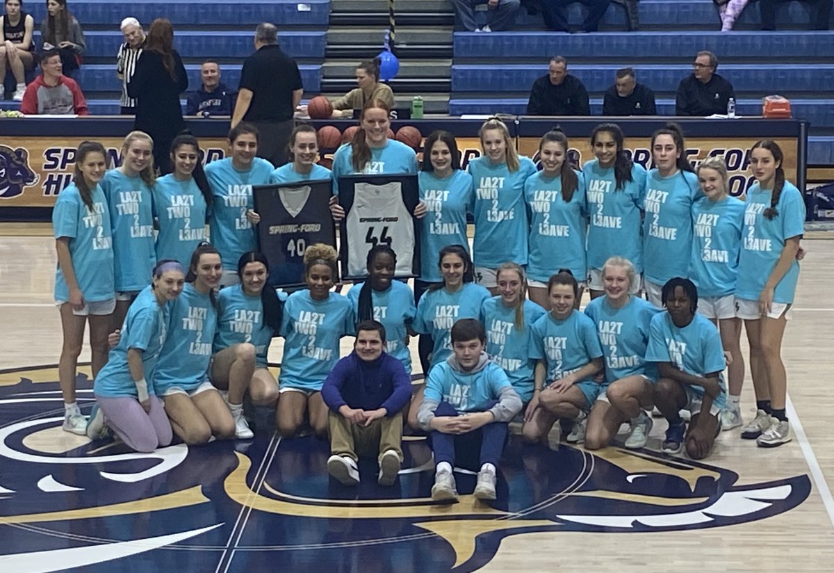 Game over!  SF defeats Boyertown on Senior Night, 60-28. 🏀🏀🏀 What a fun evening as <a href="/LucyOlsenbball/">Lucy Olsen</a> spoke to a packed room as it was also youth basketball night. <a href="/novawbb/">Villanova WBB</a>