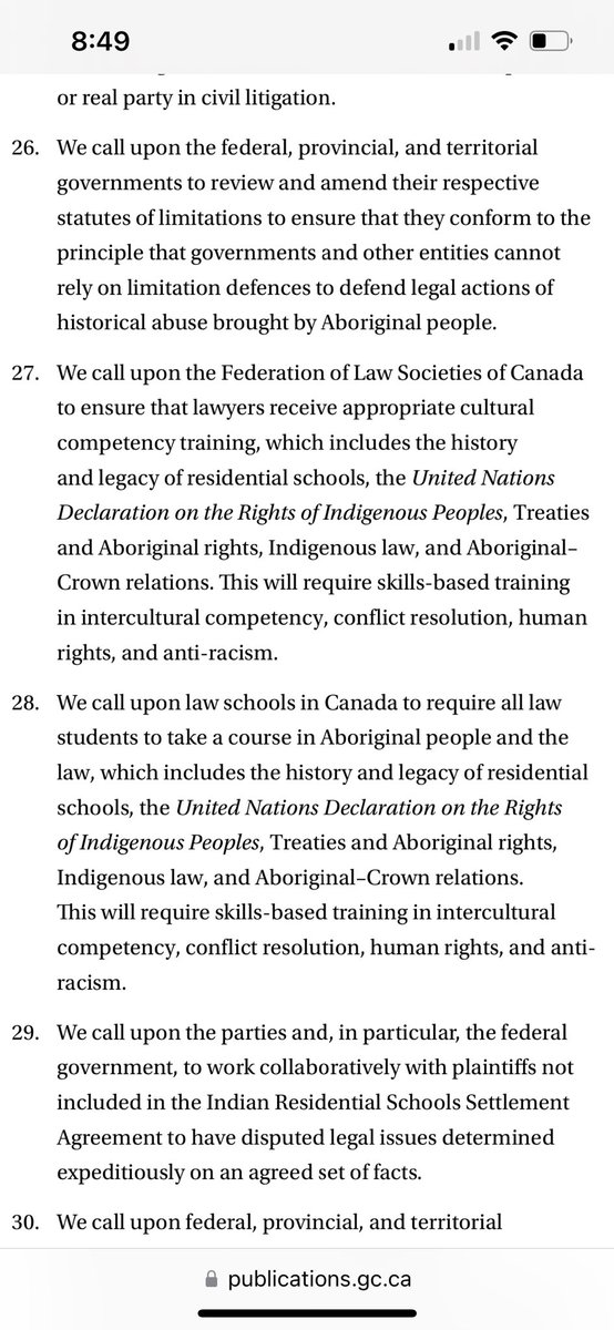 In the words of my 16 year old. Those Alberta Lawyers who are petitioning <a href="/LawSocietyofAB/">Law Society of AB</a> to not have mandatory CPD on cultural competency are probably the ones who most need to take it. #trc