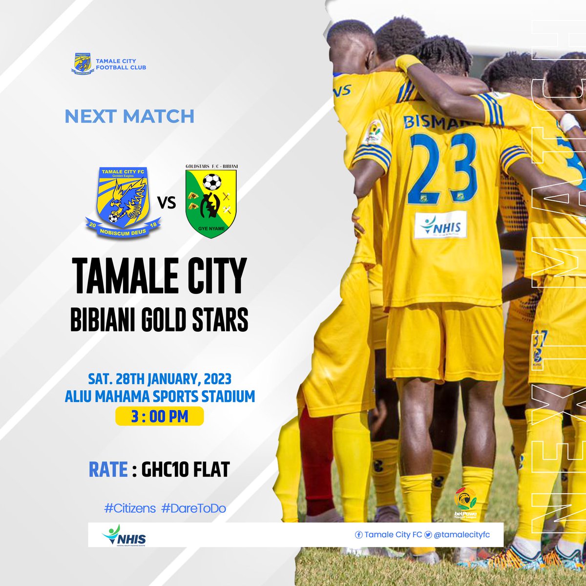 Back on home soil to face <a href="/GoldStarsSc/">Bibiani GoldStars SC</a> tommorow...🟡🔵

#DareToDo
#WeAreHereToStay
#Citizens