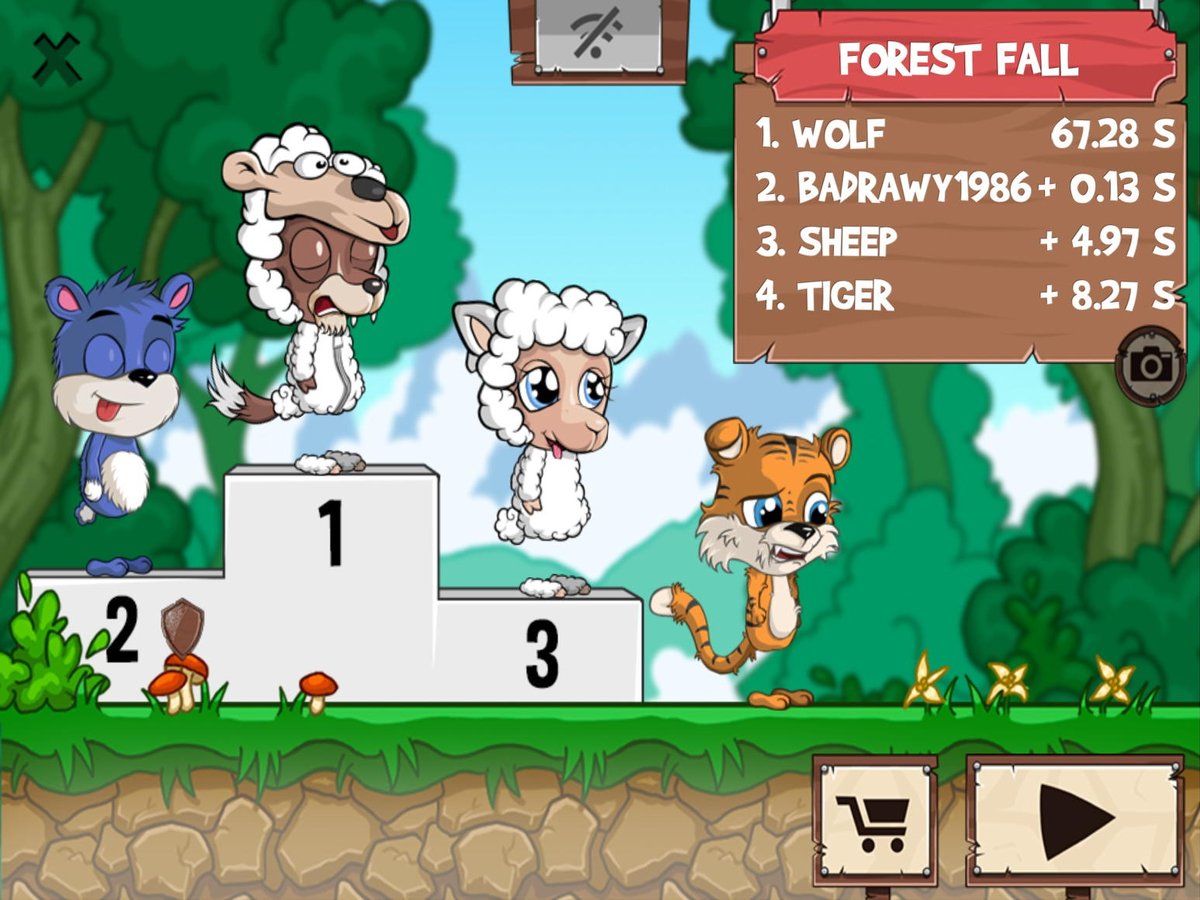 l6oosha62's tweet image. Having a blast @ #funrun2 #Wolf #Sheep #Tiger