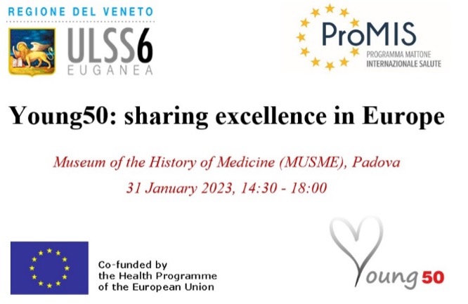 Still possible to register to teh conference "Young50: sharing excellence in Europe, 31 January 2023" organised by <a href="/Ulss_Euganea/">Ulss 6 Euganea</a> and <a href="/promisalute/">ProMIS</a> 

Can follow online the event. Click here for more information and registration👇
young50.eu/2023/01/23/you…