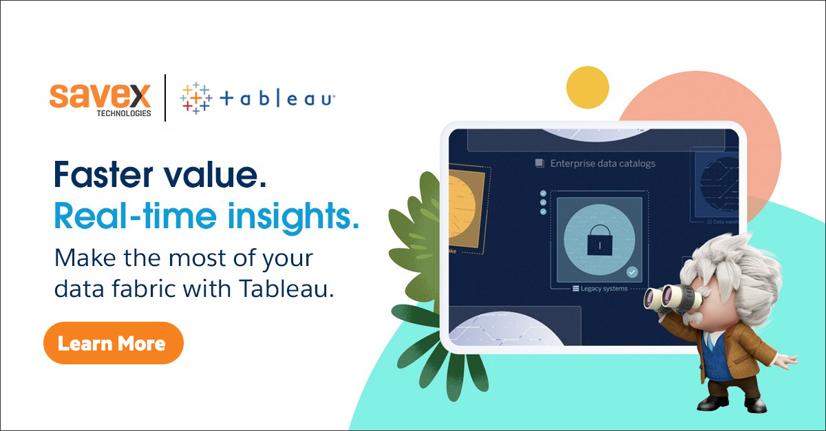SavexTechnology's tweet image. Tableau helps people see and understand data. Our visual analytics platform is transforming the way people use data to solve problems. See why organizations of all sizes trust Tableau to help them be more data-driven.
Visit: bit.ly/3Pjrwad
#tableaupartner #data #people