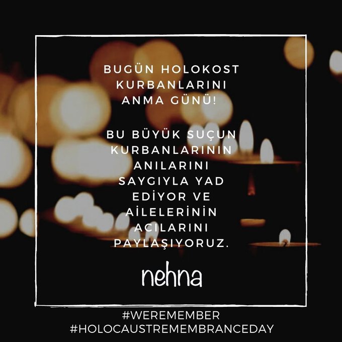 nehnabiz's tweet photo. Bugün Holokost Kurbanlarını Anma Günü! Bu büyük suçun kurbanlarının anılarını saygıyla yad ediyor ve ailelerinin acılarını paylaşıyoruz. #WeRemember #HolocaustRemembranceDay2023 https://t.co/cY7qK2FRgN