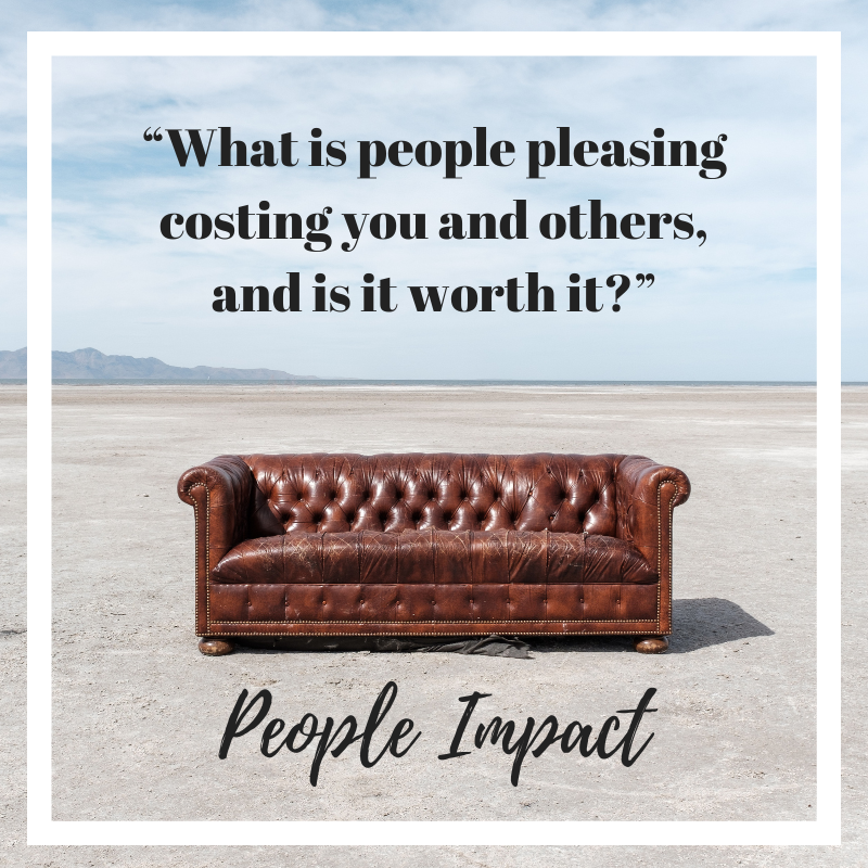 How do you distinguish between constructive behaviour and people pleasing? What is it costing you – and others, what are you giving up, and is that worth it? Zoom out and explore in this People Impact #podcast ep anchor.fm/peopleimpactpo… #PersonalLeadership