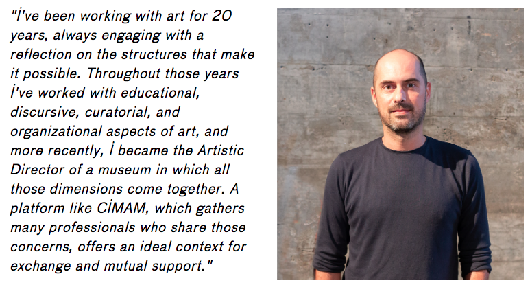 infoCimam's tweet photo. We are proud to welcome Pablo Lafuente to the CIMAM membership program! Pablo Lafuente is Artistic Director, @MAM_Rio. #Welcome!
#JoinCIMAM! the most renowned international network of modern and contemporary art museum experts in the field.
https://t.co/HL02N4yPYY https://t.co/VvfdaKLRAl