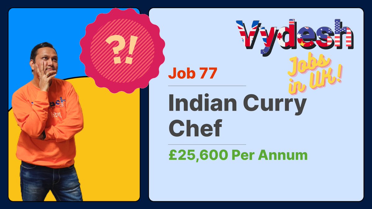 Job 77 | Indian Curry Chef | London | Sponsorship available | £ 25600 youtu.be/RhJt13JxwjM via @YouTube #jobsinuk #jobsearch2023 #jobsearch #jobsinukforindians #visasponsorship #indianchef #indianchefinuk #indianchefjobinuk #indianchefjobs #chefjobs #chefinuk