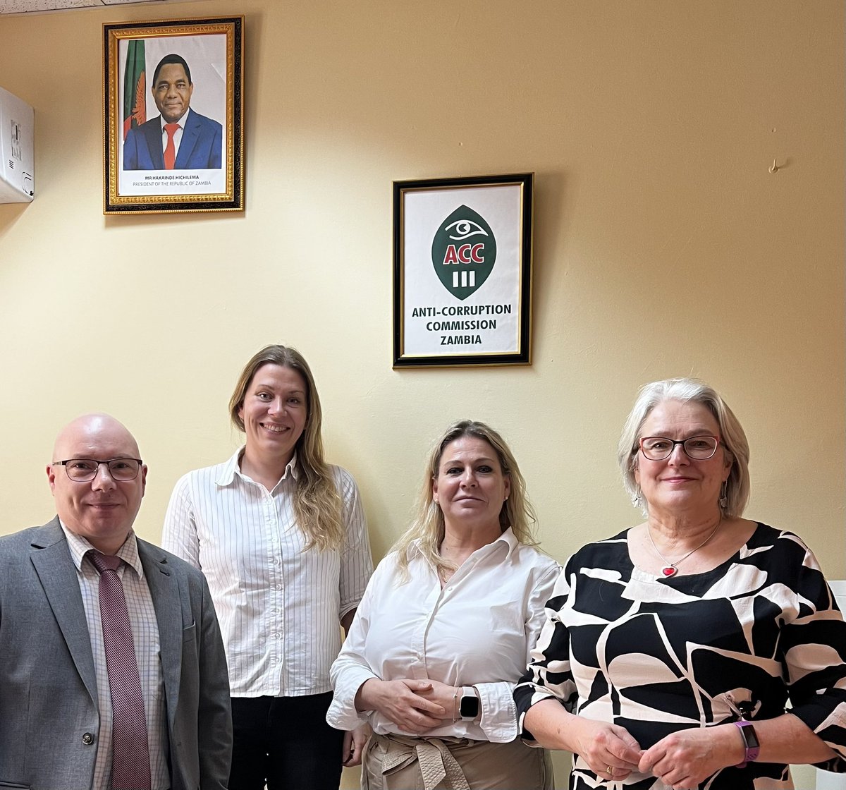 Experts from Finland in Lusaka 👍 Year 2023 has started in our Twinning project “Peer-to-Peer institutional support to the Anti-Corruption in Zambia” @ACCZambia @HAUSfi #anticorruption #capacitydevelopment @UllaJS @TanjaStormbom