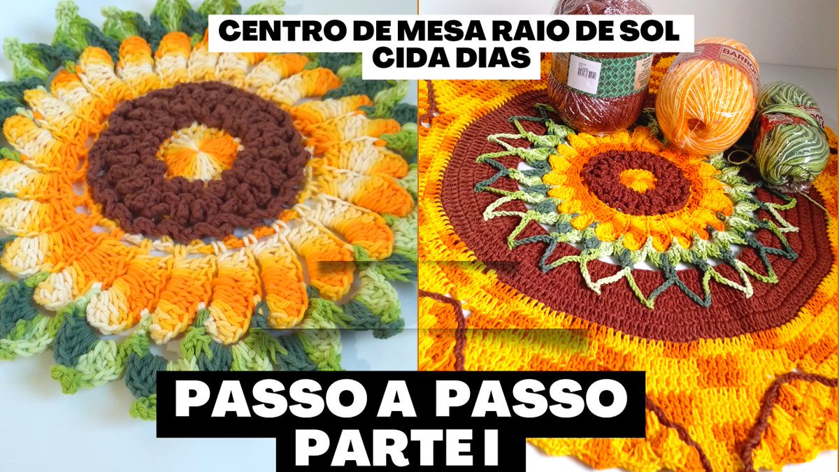 DiasCroche's tweet photo. Bom dia meus amores  e vamos  crochetar #crochet #crochetpattern #circulo #barbantes #centromesa https://t.co/9ZW05K8tim