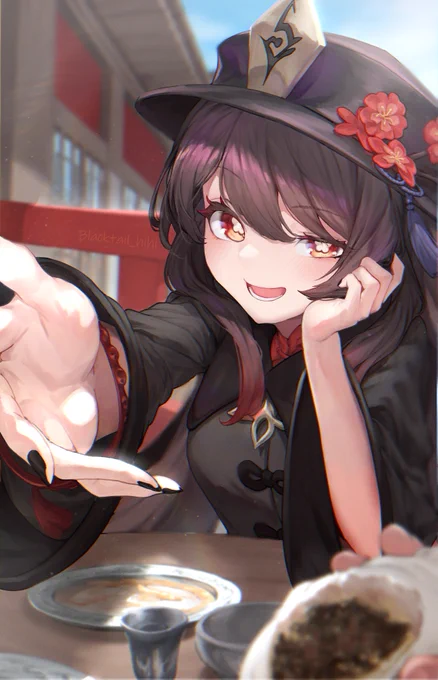 ほっぺについてるよ?#原神 