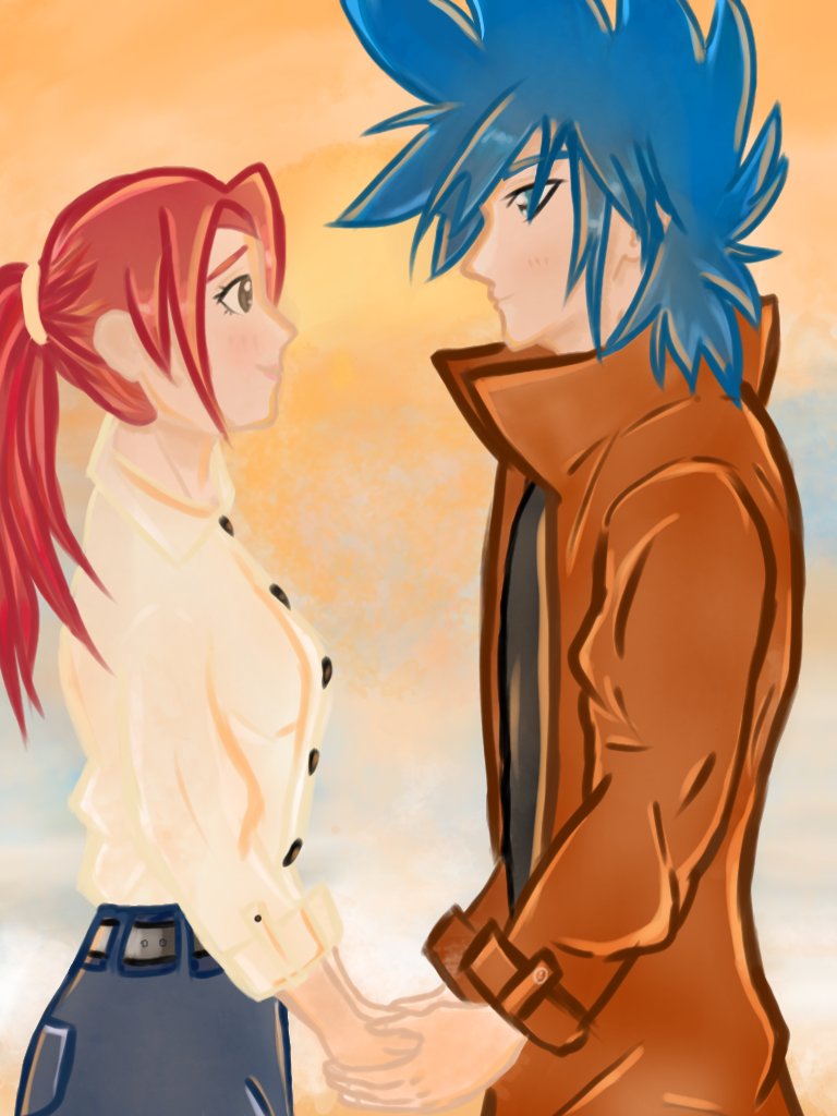 blossommoonart's tweet photo. He accepted her feelings 🌄🧡✨
#kaneyamashita #salima #kanexsalima #beyblade #bakutenshootbeyblade
#beybladeart https://t.co/OPGr10V9ZK