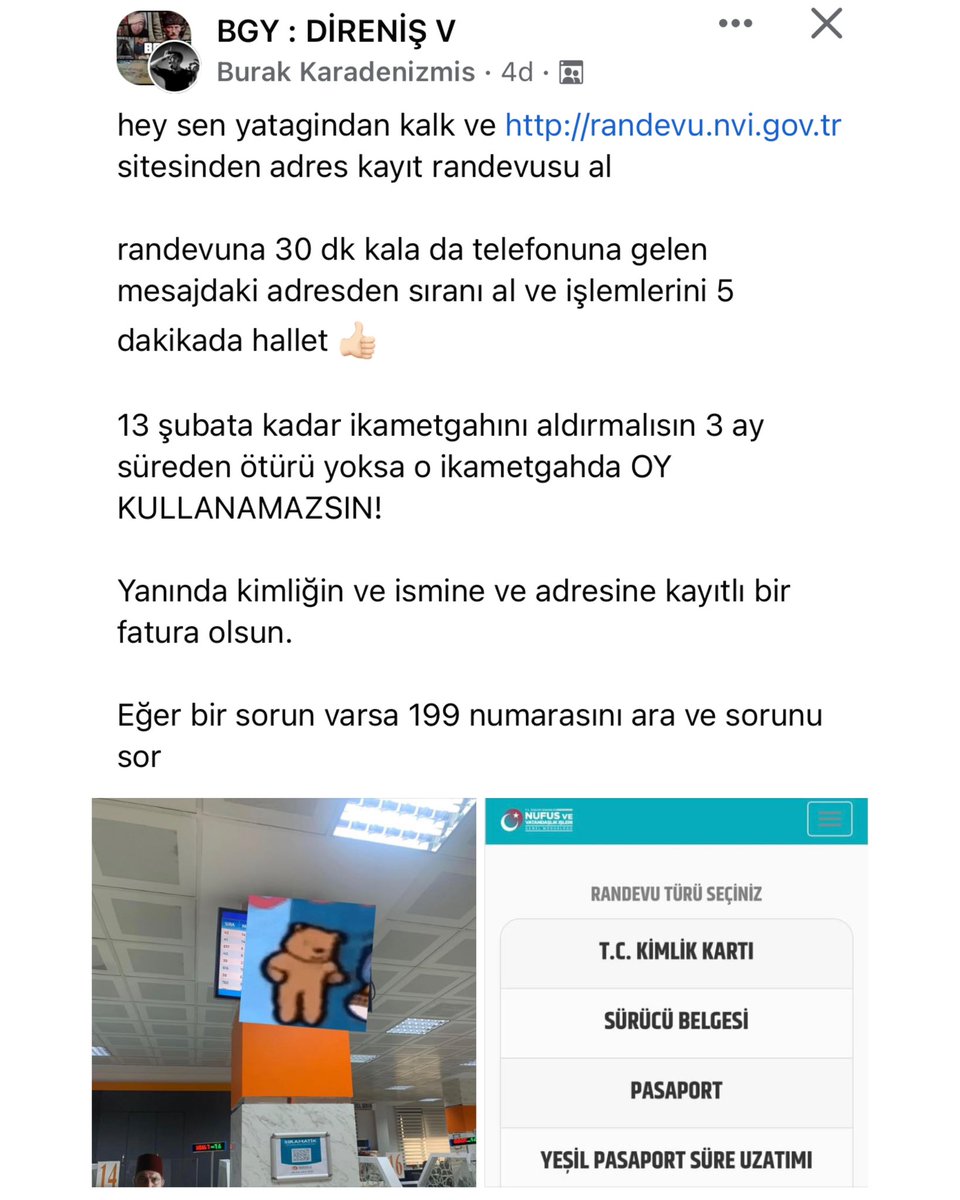OY KULLANMAK İÇİN İKAMETGAH DEĞİŞMEYİ UNUTMAYIN!