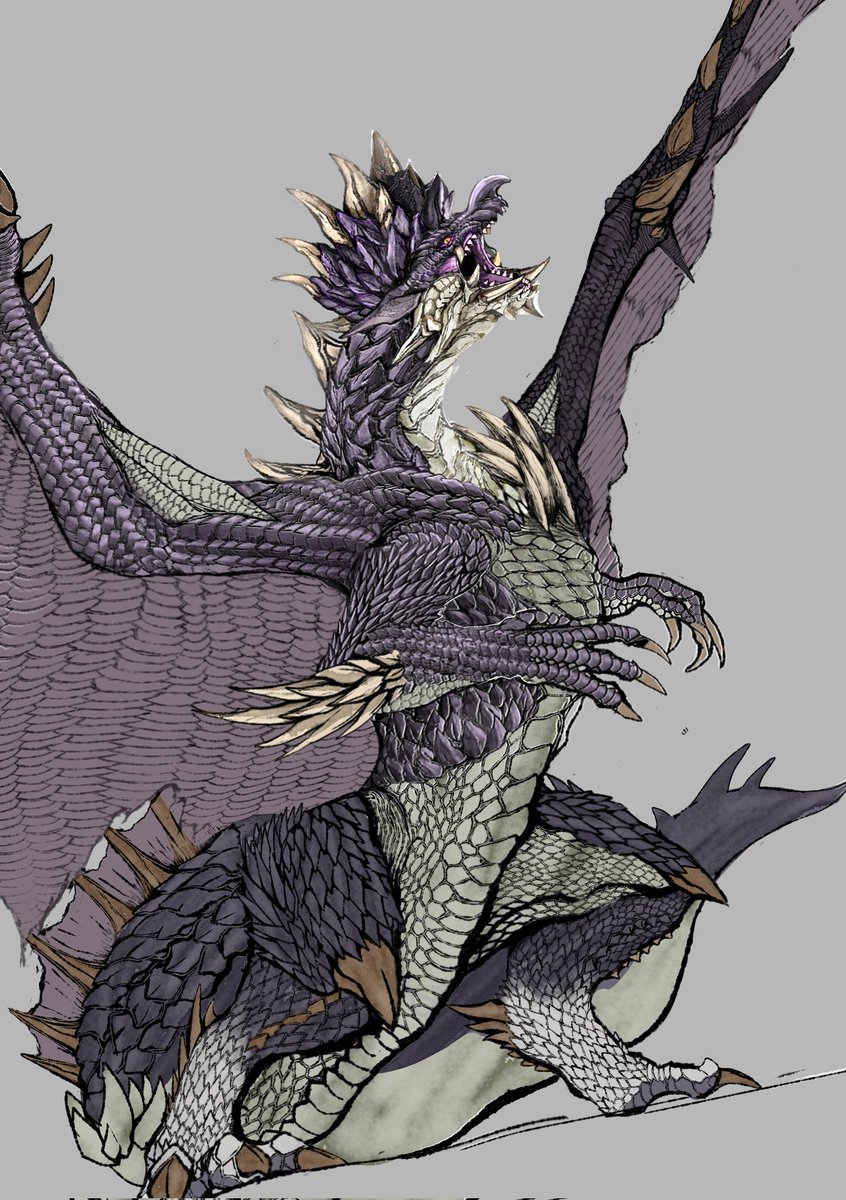no humans dragon claws scales grey background open mouth wings  illustration images