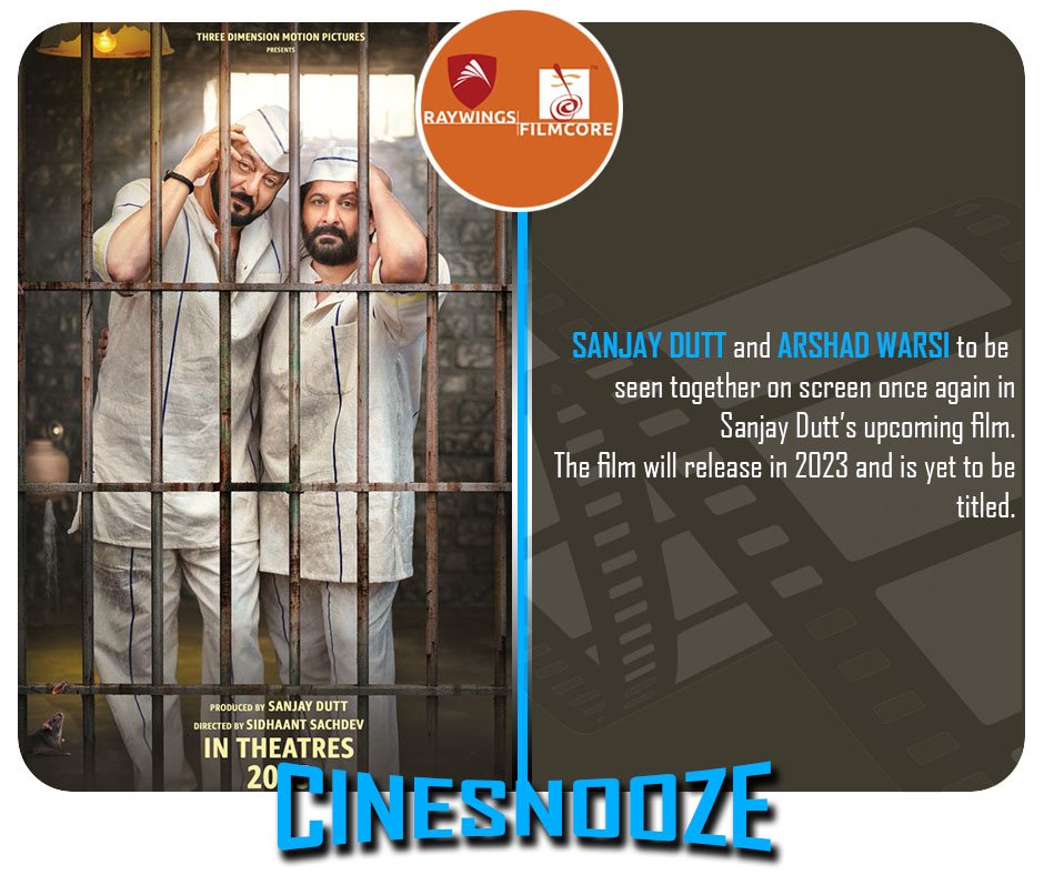 RFilmcore's tweet photo. The most famous duo of all times #SanjayDutt and #ArshadWarsi to star in Sanjay Dutt’s upcoming production! 

#raywingsfilmcore #cinetile #cinesnooze #Bollywoodupdate #UpcomingMovie #cinema #bollywoodmovies #Bollywooddrama #bollywoodupdate #bollywoodnews https://t.co/y2r9jCkHDP