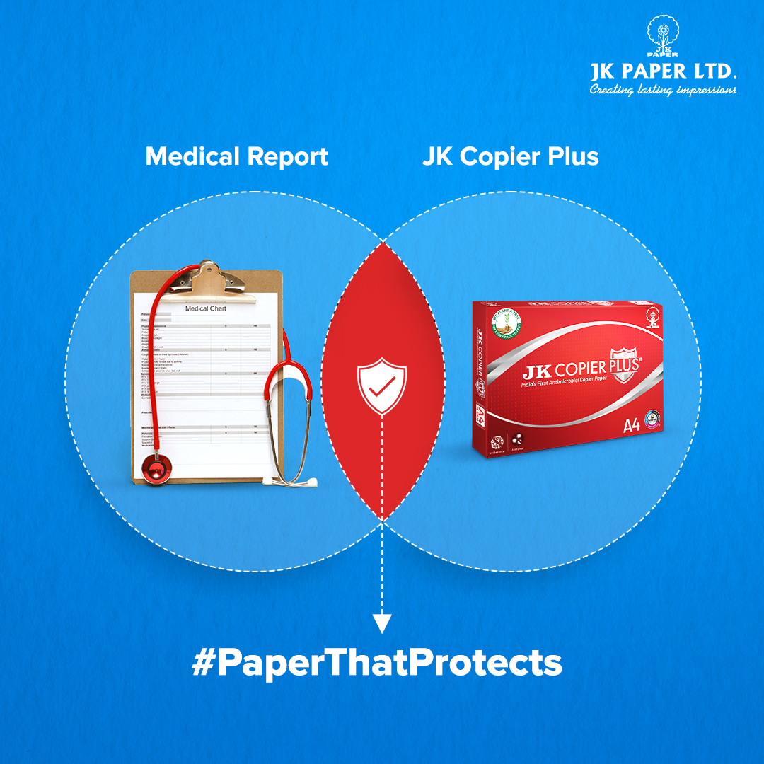 JKPaperIndia's tweet photo. What is the similarity between a doctor’s prescription and JK Copier Plus? They both protect you and your families by destroying harmful bacteria's.
#JKPaper #PaperThatProtects https://t.co/zZfGdVvwSa