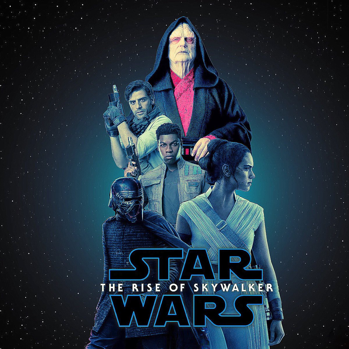 AZIskywalker's tweet image. My Rise of Skywalker poster made by ME! #TROS