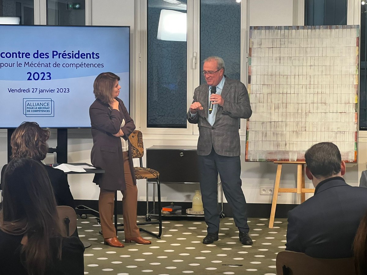 "Chez <a href="/EYFrance/">EY France</a>, le mécénat est un jeu à 3 fondé sur la liberté d'engagement de nos collaborateurs et la volonté philanthropique d'EY". Témoignage d'<a href="/EricFourel/">Eric Fourel</a> lors de la #rencontredesprésidents2023 de l'Alliance pour le Mécénat de compétences.