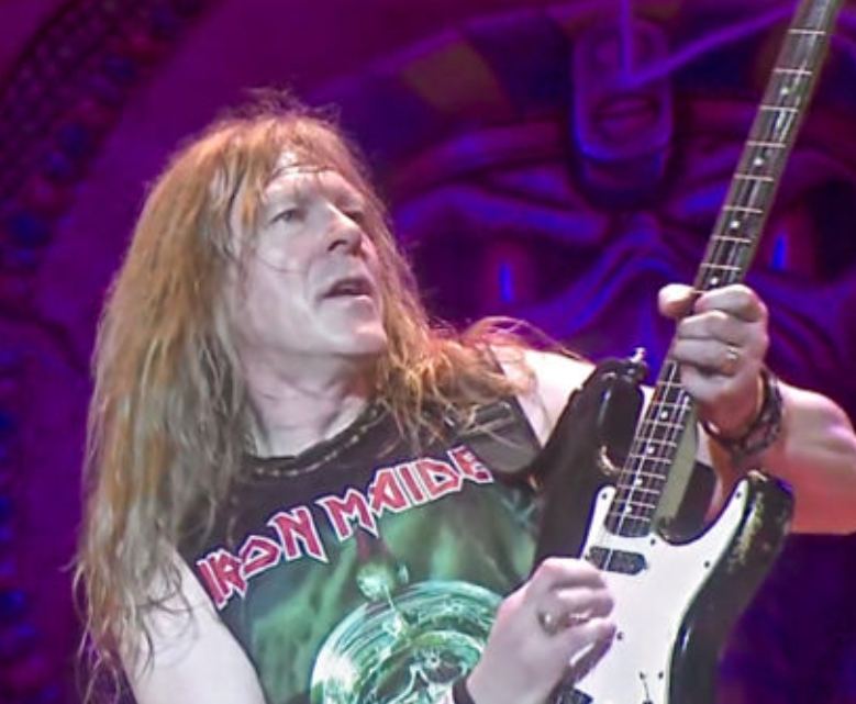 Happy Birthday on January 27th to Iron Maiden guitarist Janick Gers 