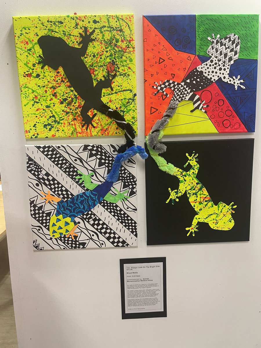 BevansJoel's tweet photo. G3 artists understanding about how we express ourselves by creating curated art pieces.
Artists uncovered what the “client” wanted which gave them an authentic learning experience. They applied their understanding and skills to the taste of their community member.
#CISprimary https://t.co/VuOG5b7Z5z