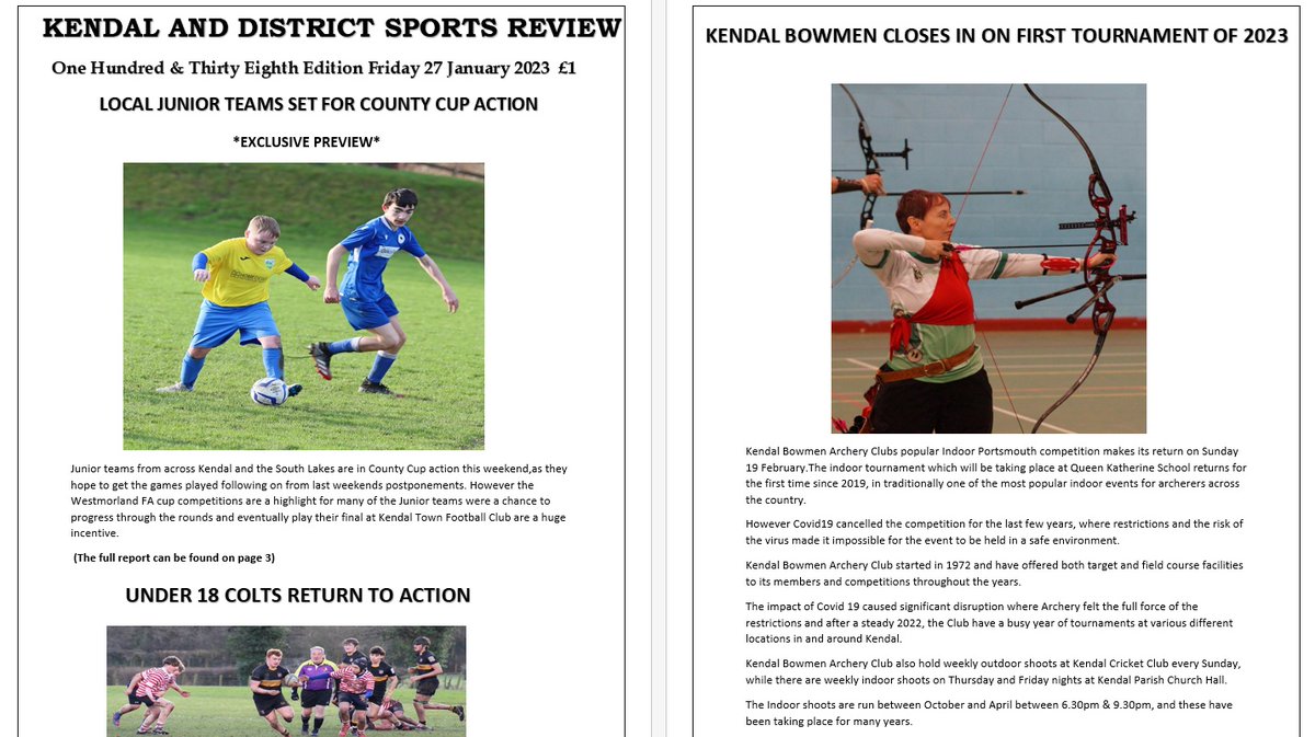 Kendal & District Sports Review tweet media