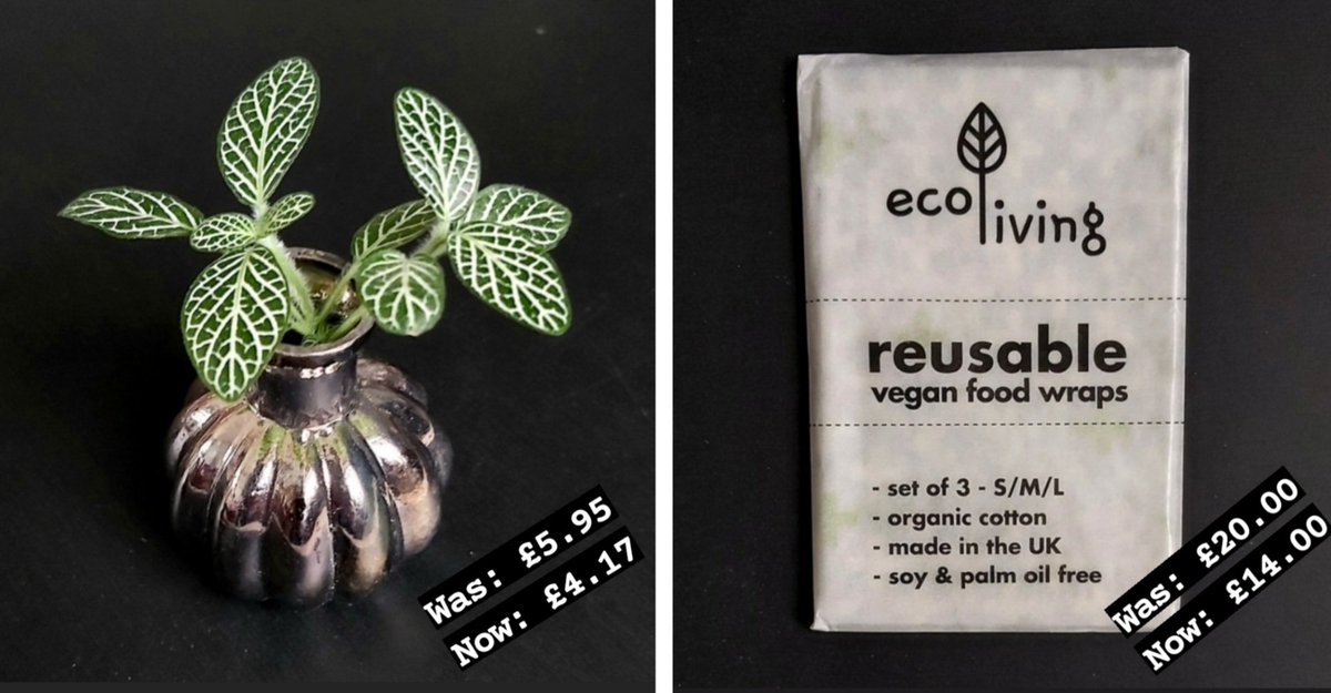 geographerstore's tweet photo. It's the final DAY of our JANUARY #SALE! Enjoy a 30% discount off everything in store with code JAN30. Includes this #recycled glass #vase & these #ecofriendly #vegan #foodwraps. Shop small & #ethical with us 💚 #cambridge #SmallBusiness #gift #shop https://t.co/MmlsYBaRiR https://t.co/W8ZgYO928X