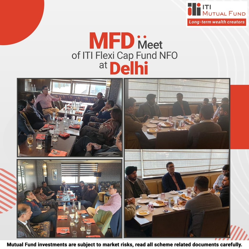 itimutualfund's tweet photo. A big thank you for all the partners who were a part of the MFD Meet in Delhi! Your support and trust means a lot to us ! #ITIMutualFund #MFDMeet #LongTermWealthCreators https://t.co/YmervpDuJY