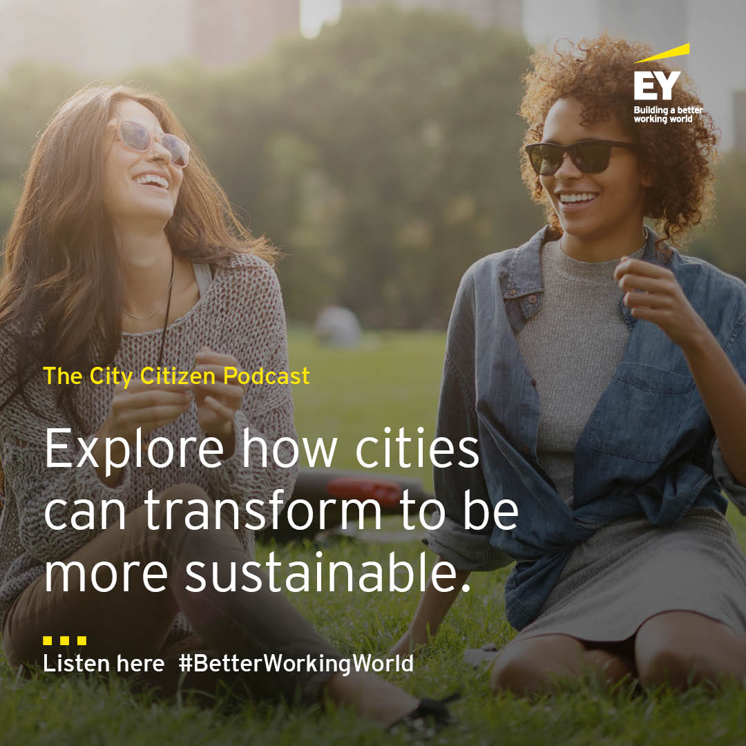 Tune in to our new #podcast series, ‘The City Citizen’, to hear what steps city leaders are taking to transform their cities into more resilient, equitable and sustainable place to live and work. spr.ly/600038xxn #Sustainability #BetterWorkingWorld
