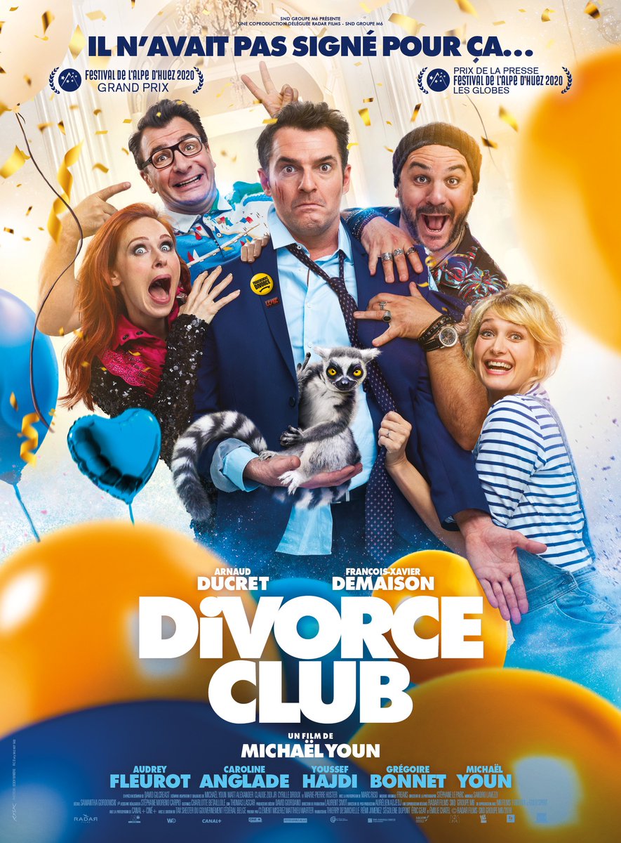 MediawanFr's tweet photo. 📺 #Inédit ce soir à 21h10 sur @M6 : "Divorce Club"

Ben va découvrir les joies et les peines du célibat ⚡️

Un film avec Arnaud Ducret, @DemaisonFx, @MichaelYoun, #AudreyFleurot et @carolineanglade

Produit par #RadarFilms / Clément Miserez &amp; Matthieu Warter https://t.co/L80uzbMK3x