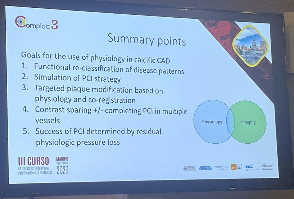 EvaRumiz's tweet photo. Fisiología e imagen intracoronaria como guía en el intervencionismo complejo. Excelentes ponencias, Hector García, @ColletCarlos @AsadKShabbir en #complac3 https://t.co/l1CAiOKL0w