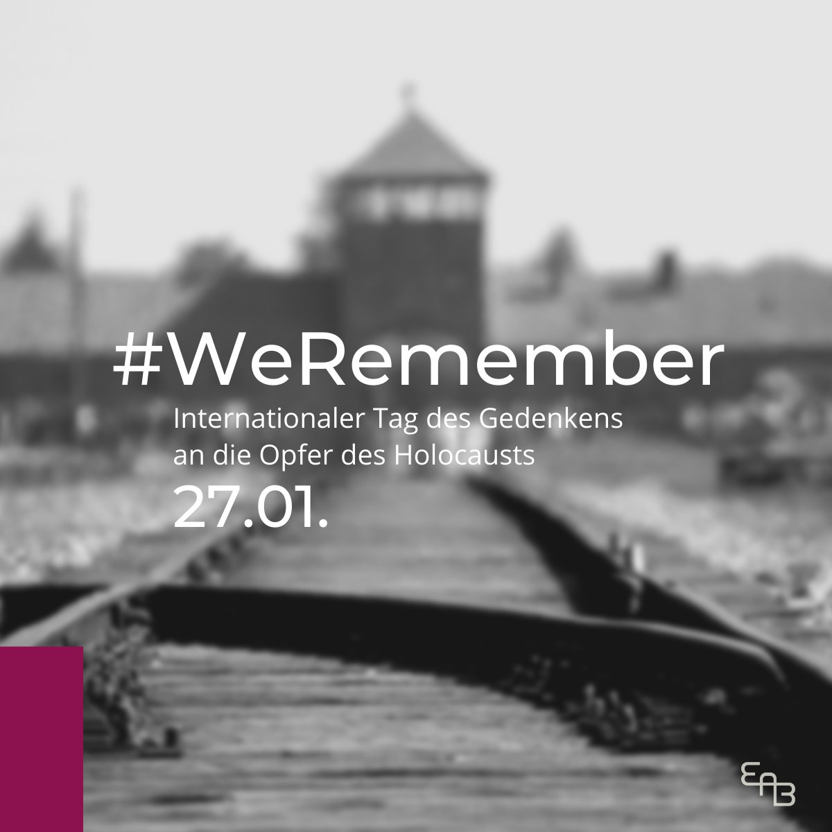 EABBerlin's tweet photo. #WeRemember. Heute vor 78 Jahren, am 27. Januar 1945, wurde das Konzentrationslager #Auschwitz von sowjetischen Truppen befreit. Als Zeichen der Ehrung und würdigen #Erinnerung an die Opfer der grausamen NS-Verbrechen werden die Flaggen heute auf #Halbmast gehisst.

#neverforget https://t.co/DKfYoZ3mu7