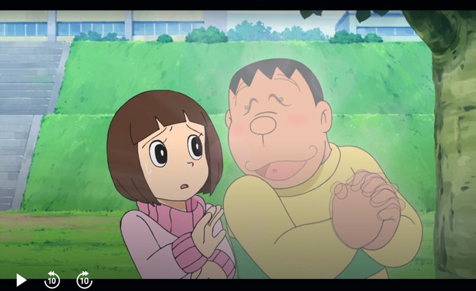 2010年代からのわさドラのゲスト美少女はモブでもだいたい可愛いんだけど こんな歪んだ形で可愛い顔描きまくったスタッフの性癖がとても素敵であるw
みよこの嫌そうな顔芸の極地 ずっと笑ってた 