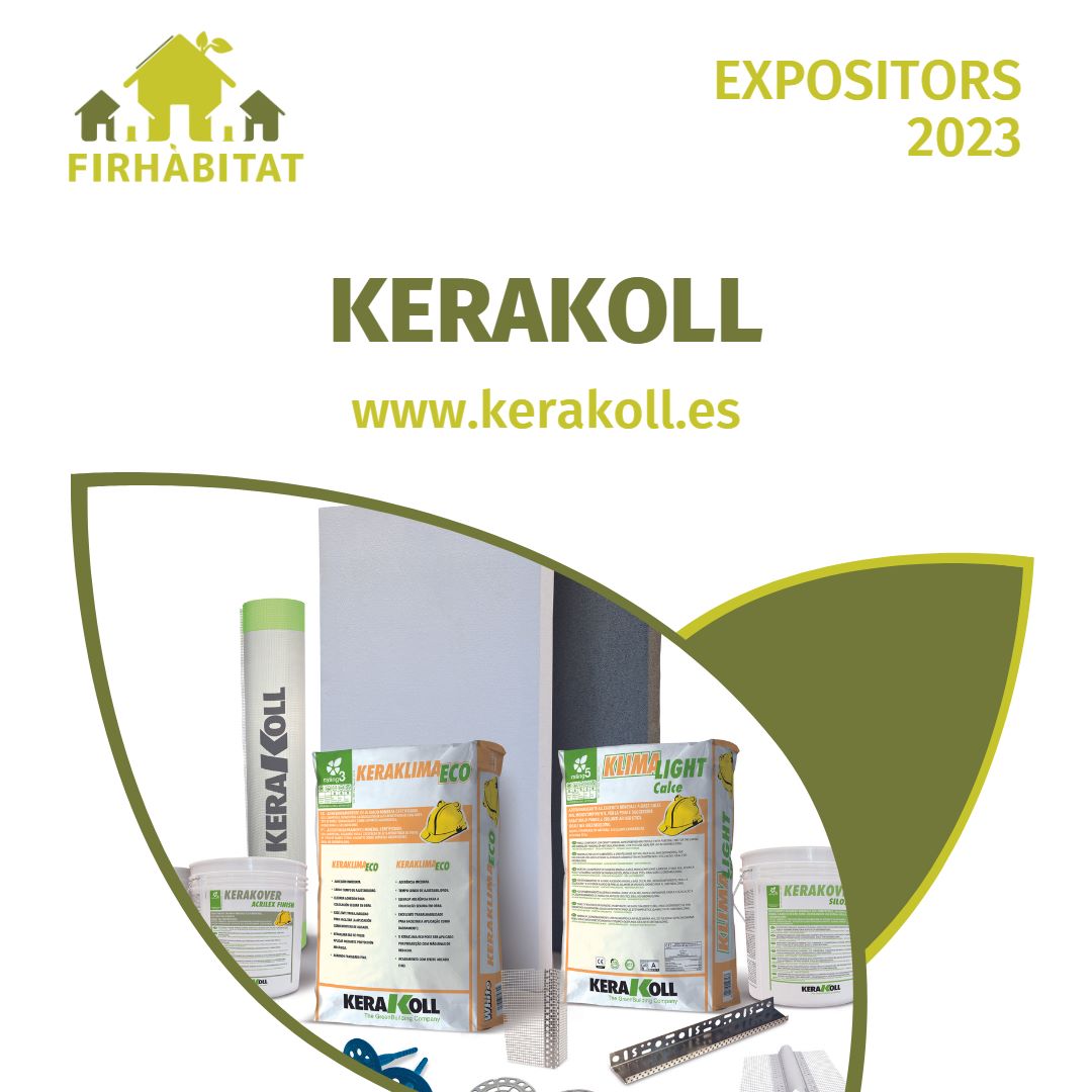 🟢 <a href="/kerakoll_ES/">Kerakoll ES</a>  ofereix una solució global de materials i serveis per a la #construcció #sostenible per edificar respectant el mediambient i aconseguint un major benestar dels espais que habitem. 

👉 Aquest 2023, tornaran a ser a #Firhàbitat.
