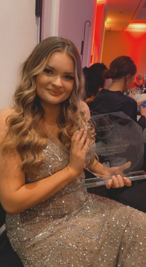 It still doesn't feel real! Thank you so much to everyone for your kind words and support! 
 Thank you so much to <a href="/SwanseabayNHS/">Swansea Bay NHS</a>  for all your support, also a massive thank you to my nominator <a href="/rebeccaedsbt/">Rebecca Edwards</a> now on to finals ❤️ <a href="/MHLD_SBUHB/">NurseLeadsMHLDSBUHB 💙</a> <a href="/SteveJJones65/">Steve Jones</a> <a href="/GBcareawards/">GB Care Awards</a>