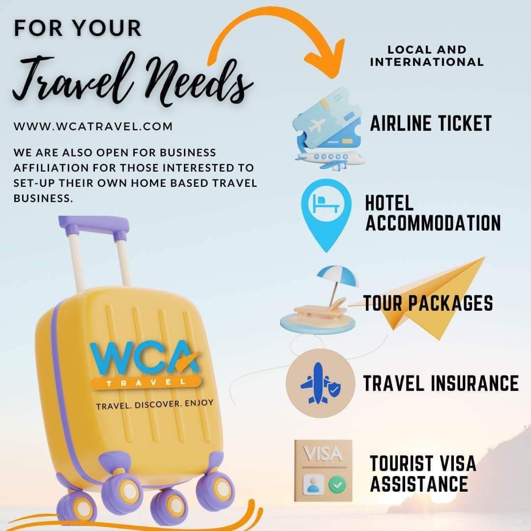 Waanderventure's tweet image. Need assistance with your travel needs? Worry no more!! 😉😉

Message me up and I will help you throughout your travel journey. Check out wcatravel.com/justjuliee

#WCATravelAndTours #AirlineTickets #TravelBuddy #Wanderventure