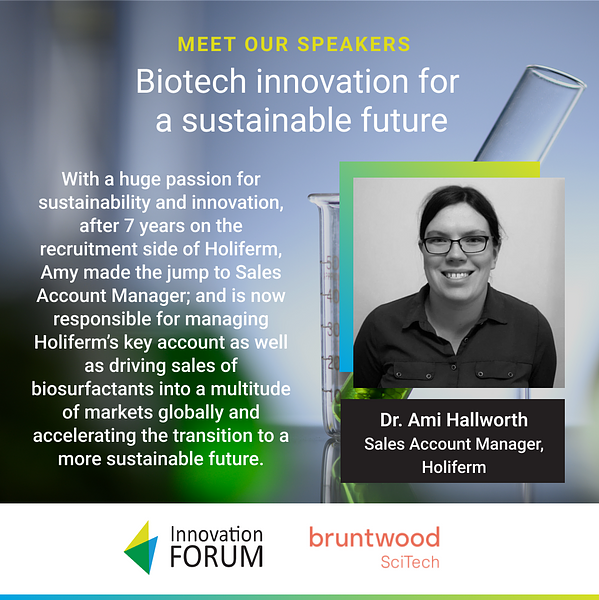 IFManchester's tweet photo. There’s only one week left until Biotech Innovation for a Sustainable Future!

We have invited three guest speakers from different biotechnology firms with their own unique focuses in sustainability. Here's more about them:

To book your place now, visit https://t.co/3w2Z8vmPRU https://t.co/C1RAXsDjPn