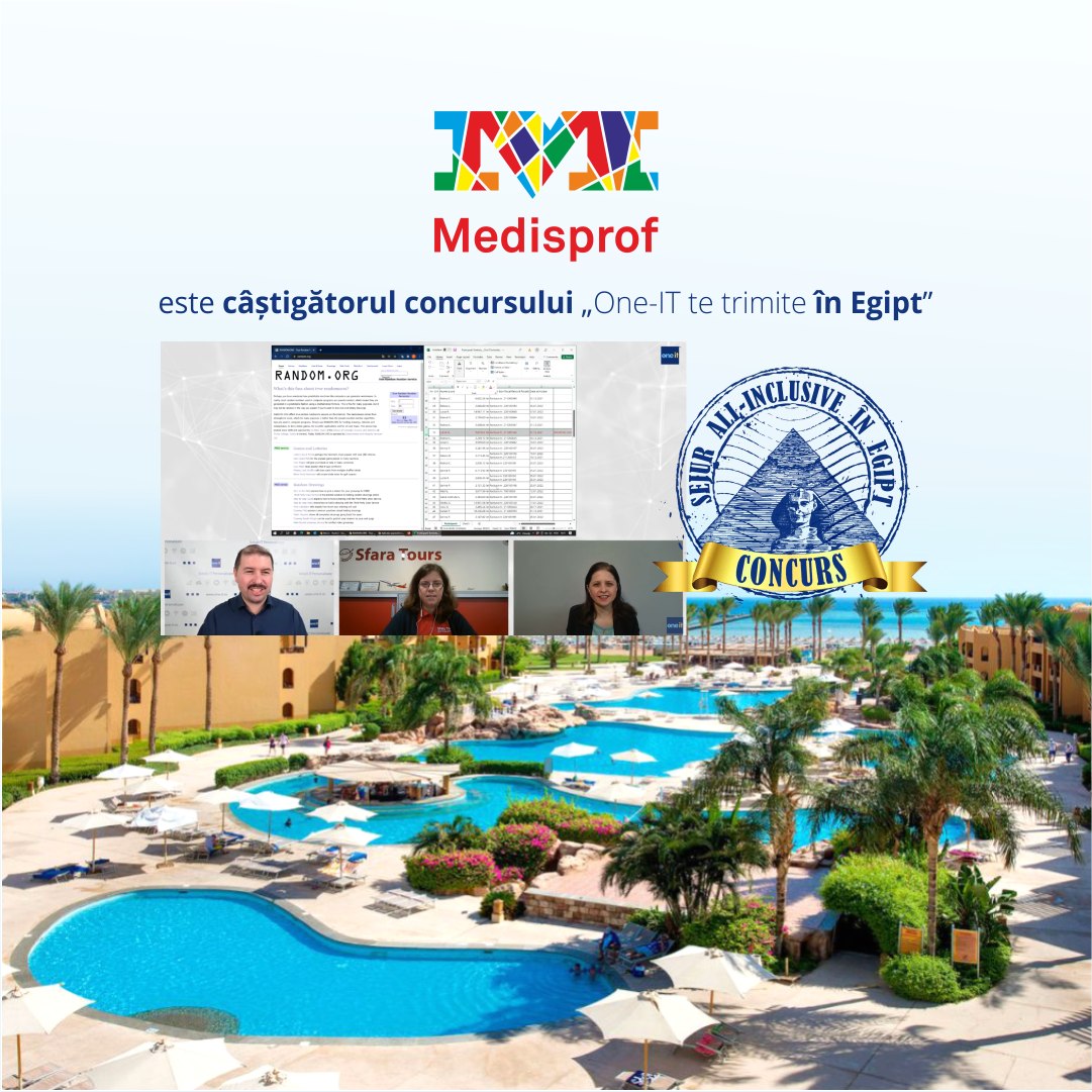 OneITro's tweet photo. 🤩 Acum 1 an a început o aventură unică odată cu extragerea marelui câștigător al unui sejur all-inclusive de 7 nopți în #Egipt! 🐪
- Campania „One-IT te trimite în Egipt”
Rămâneți alături de noi pentru și mai multe surprize!😎
#ClientOneIT #memory https://t.co/V2g7ze3J7D