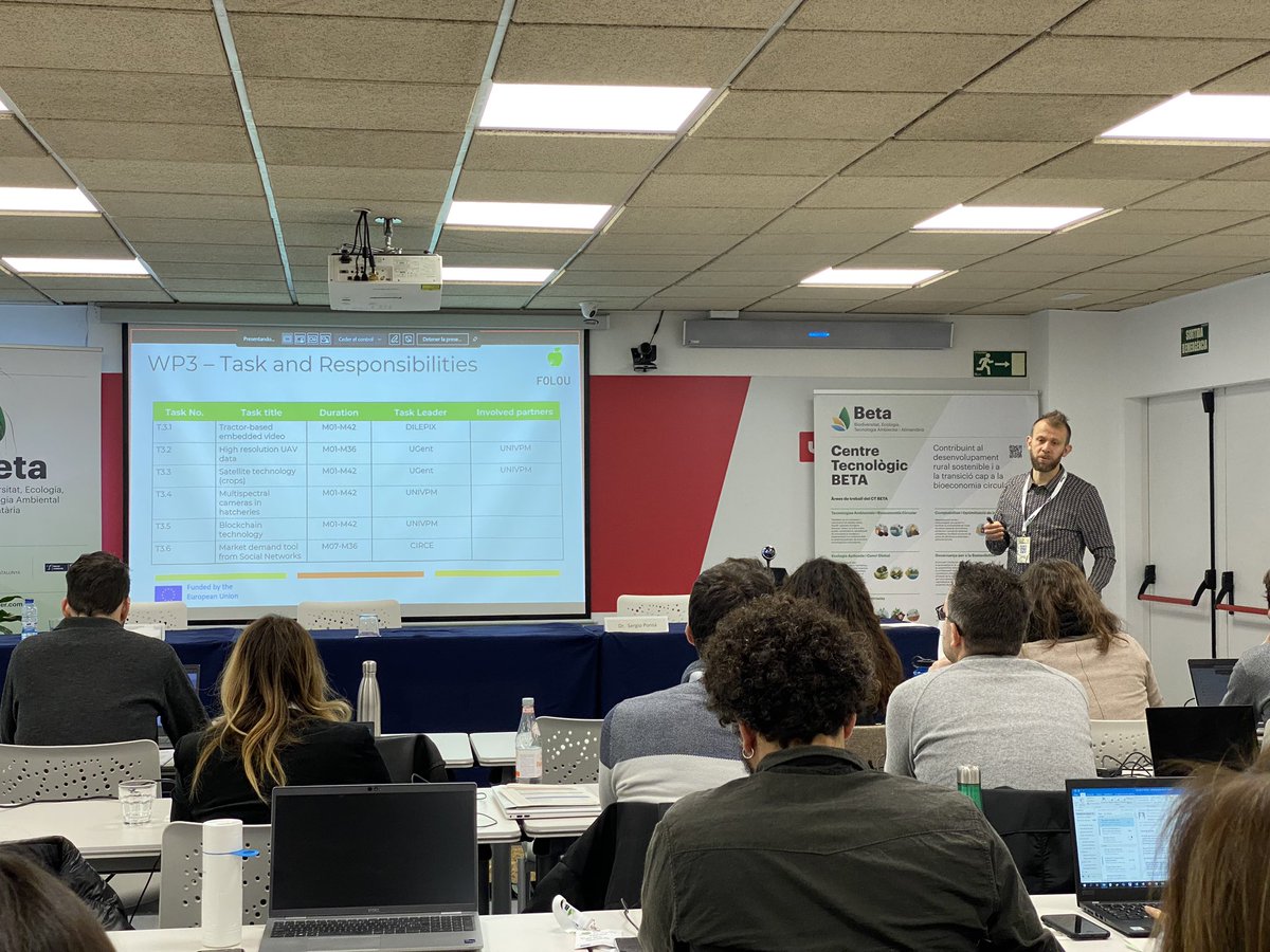 Day 2 of the kick-off meeting of the #FOLOU European project <a href="/uvic_ucc/">UVic-UCC</a>  <a href="/BETA_TechCenter/">BETA Tech Center</a>. Time to go deep into work packages contents.