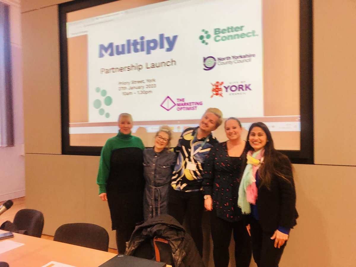 Very excited about our first Multiply partnership launch event led by <a href="/BetterConnectUK/">BetterConnect</a> today in York 🤞😀 🎉 <a href="/northyorksc/">North Yorkshire Council</a> @YNYLEP