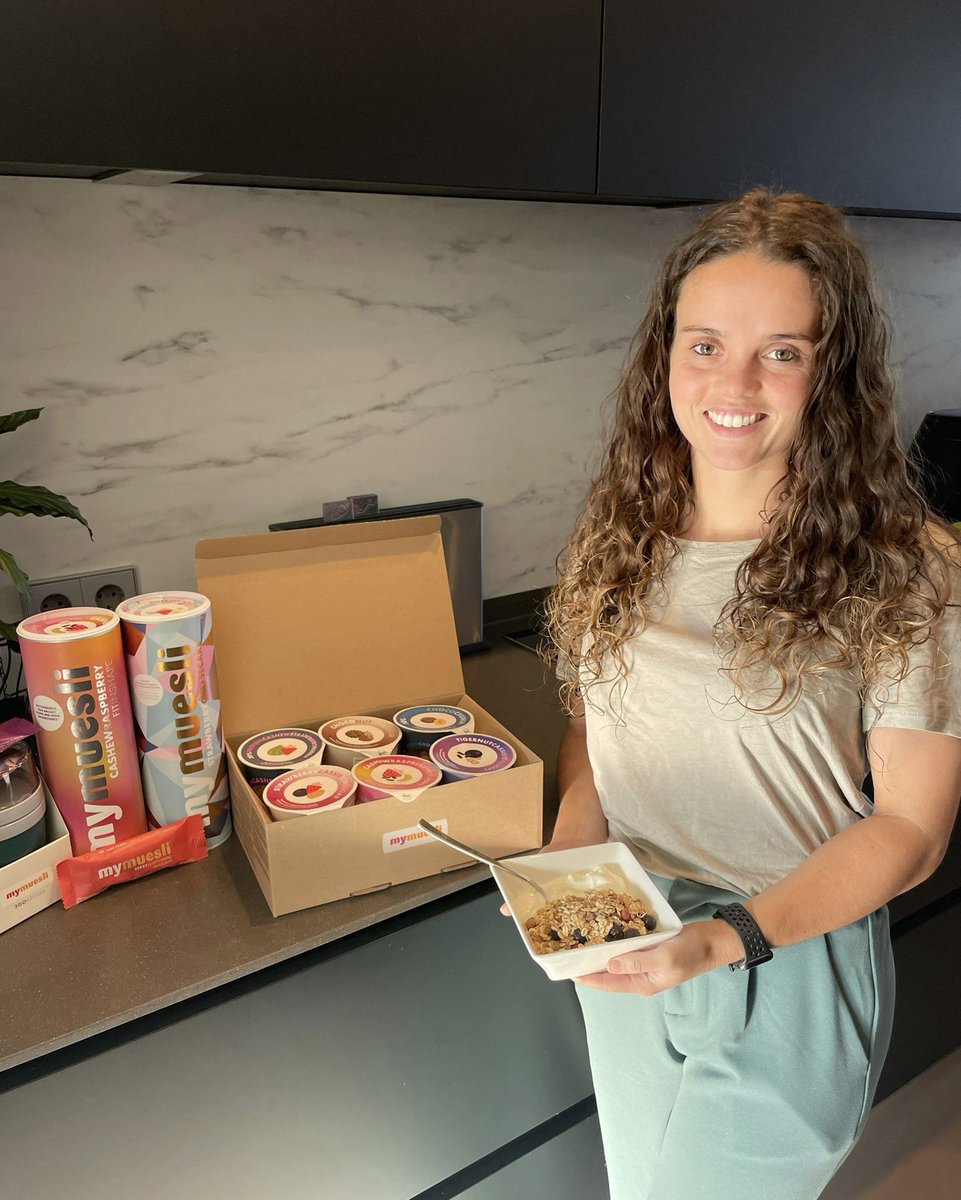 MyMuesli kicked off 2023 with their campaign ‘fit in shape’ and teamed up with <a href="/Kirsten_vd_W/">Kirsten van de Westeringh</a>, <a href="/MMoorrees/">Myrthe Kemper - Moorrees</a> and <a href="/jeslynnkuijpers/">Jeslynn Kuijpers</a>🤝🤩