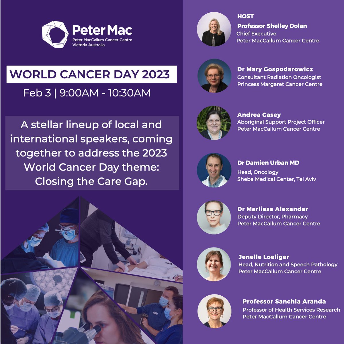 Peter Mac Cancer Centre (@petermaccc) on Twitter photo Register now for our #WorldCancerDay symposium with guest speakers from Peter Mac, Israel's <a href="/sheba_medical/">Sheba Medical Center</a> and Canada's <a href="/pmcancercentre/">Princess Margaret Cancer Centre</a>. To register: av1-au.zoom.us/webinar/regist⦠Register now for our #WorldCancerDay symposium with guest speakers from Peter Mac, Israel's <a href="/sheba_medical/">Sheba Medical Center</a> and Canada's <a href="/pmcancercentre/">Princess Margaret Cancer Centre</a>. To register: av1-au.zoom.us/webinar/registā¦