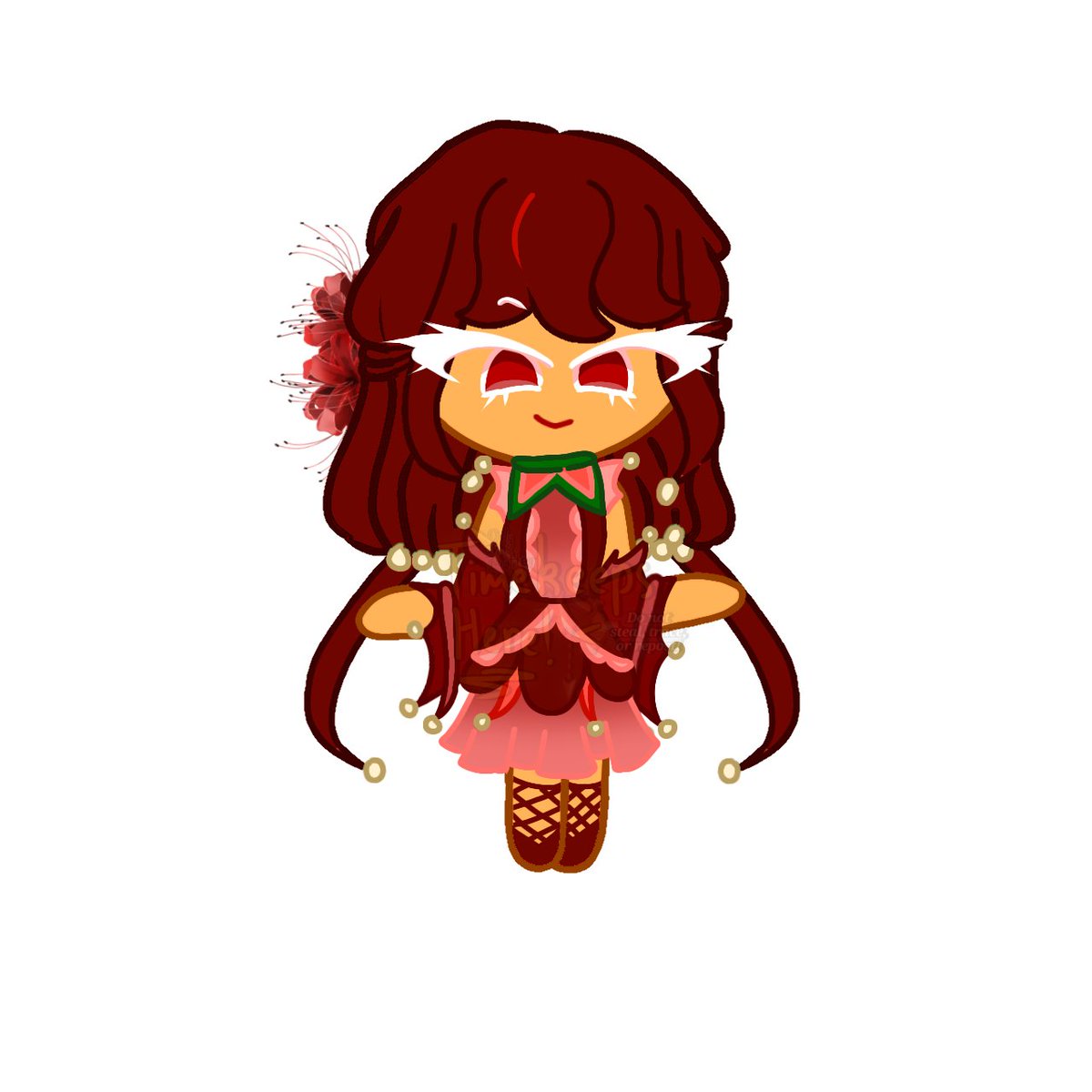 TimekeepsHere's tweet photo. Spider Lily Cookie... One of my personal favorites owemji 😍😍 #cookierun #cookierunkingdom #cookierunoc #cookierunkingdomoc #cookierunoriginalcharacter #CRK #CRKoc #occookie https://t.co/Ndto5jngnZ