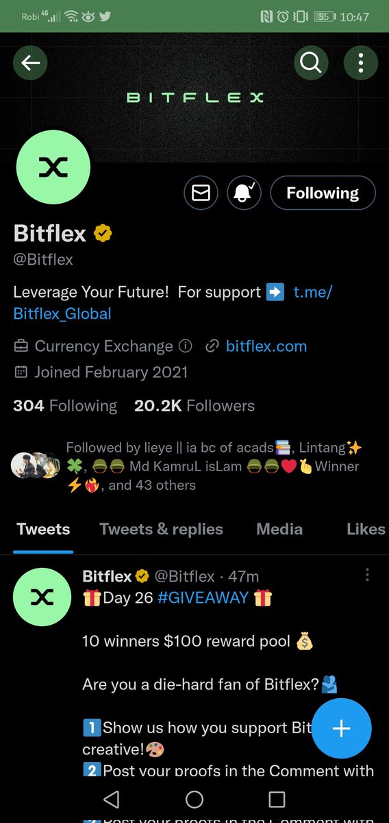 @Bitflex #Bitflex is most positive, attractive and hopefull project always..❤️
One of the best exchange always🎉🎉
#BestSupporter 

@abparveez 
@cryptotablet 
Don't miss