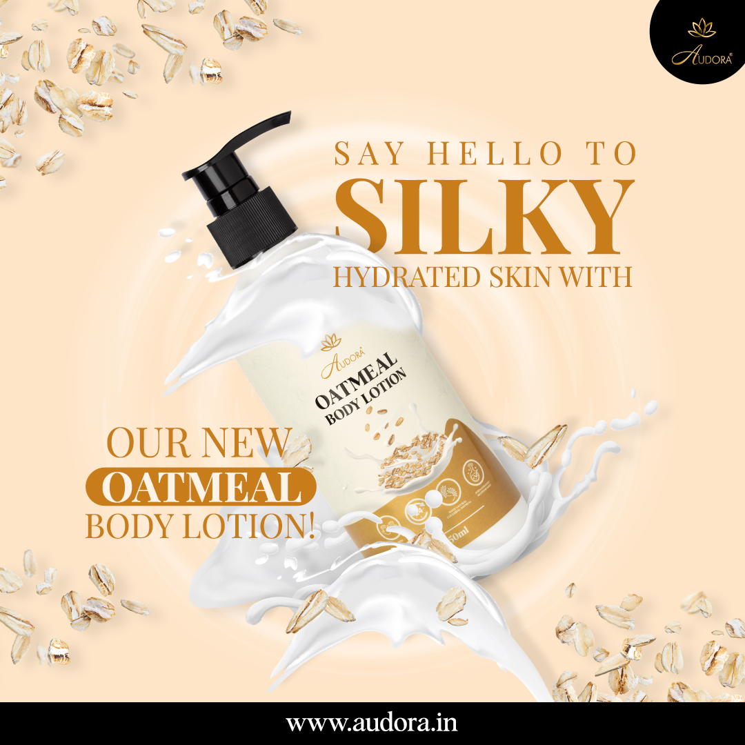 audorain's tweet photo. Experience the ultimate hydration for your skin with our new oatmeal body lotion. Made with the wholesomeness of oatmeal and aloe vera extracts, 
#audora #bodylotion #bodylotionwhitening #skincare #skincareroutine #skincaretips #skincareproducts #bodycream https://t.co/NCkGjyJVbX