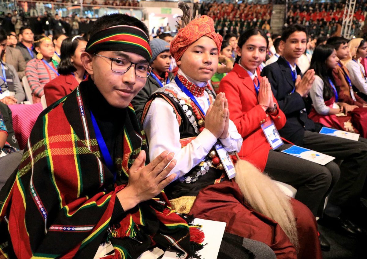 dpradhanbjp's tweet photo. Excitement, energy, buzz and a lot of cheer at the Talkatora Stadium. 

Our #ExamWarriors await the arrival of their favourite teacher, PM @narendramodi ji. We all look forward to de-stress, chill, get inspired and celebrate #Exams with PM Modi ji. 

Welcome all to #PPC2023! https://t.co/21N25KutaG