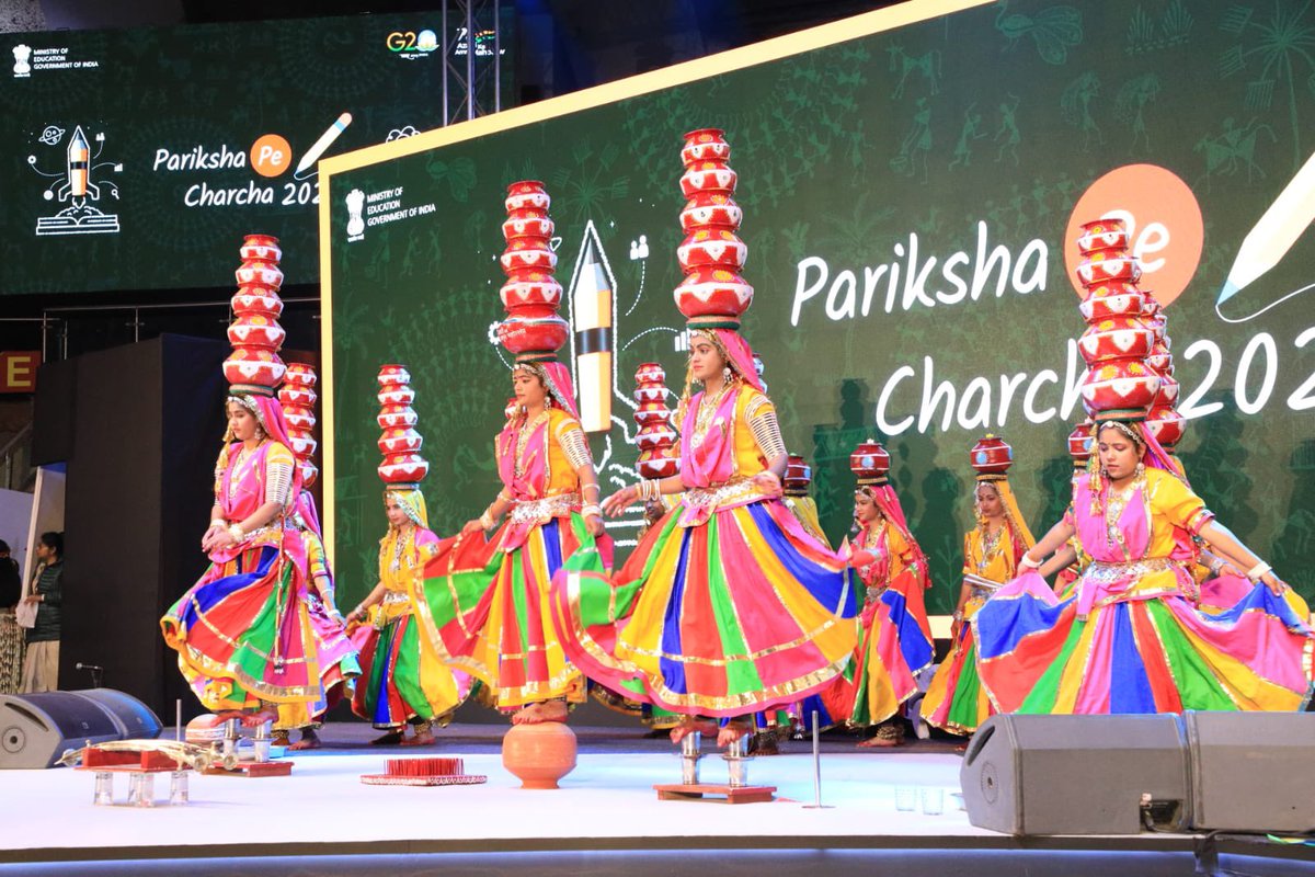 dpradhanbjp's tweet photo. Excitement, energy, buzz and a lot of cheer at the Talkatora Stadium. 

Our #ExamWarriors await the arrival of their favourite teacher, PM @narendramodi ji. We all look forward to de-stress, chill, get inspired and celebrate #Exams with PM Modi ji. 

Welcome all to #PPC2023! https://t.co/21N25KutaG
