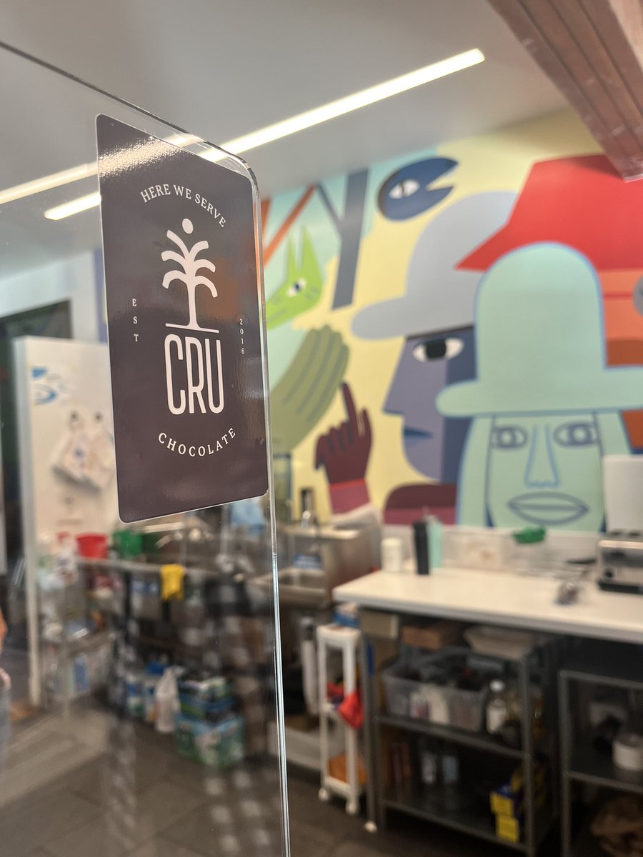 Find the sticker 🙌🏽
Making Beautiful Chocolate to Accompany your Coffee
At Abanico Coffee Roasters, 
La Mision, San Francisco