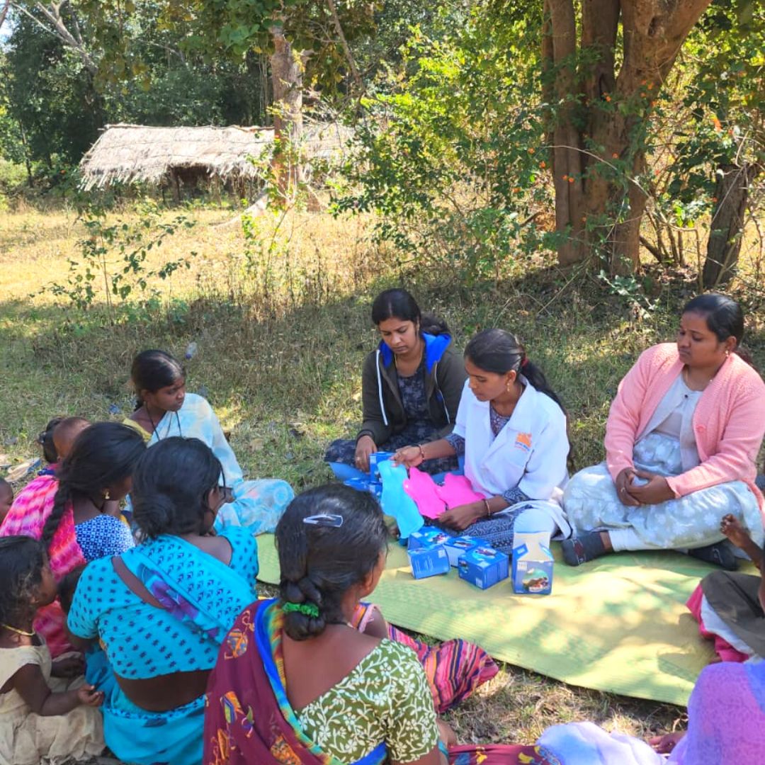 #TotalHealth conducted #awareness sessions on #menstrual #health and distributed reusable sanitary napkins to the women of the Chenchu #tribe at Bhairapur and Rampur Penta in Amrabad Tiger Reserve. #ngo #philanthropy #hygiene #ApolloFoundation