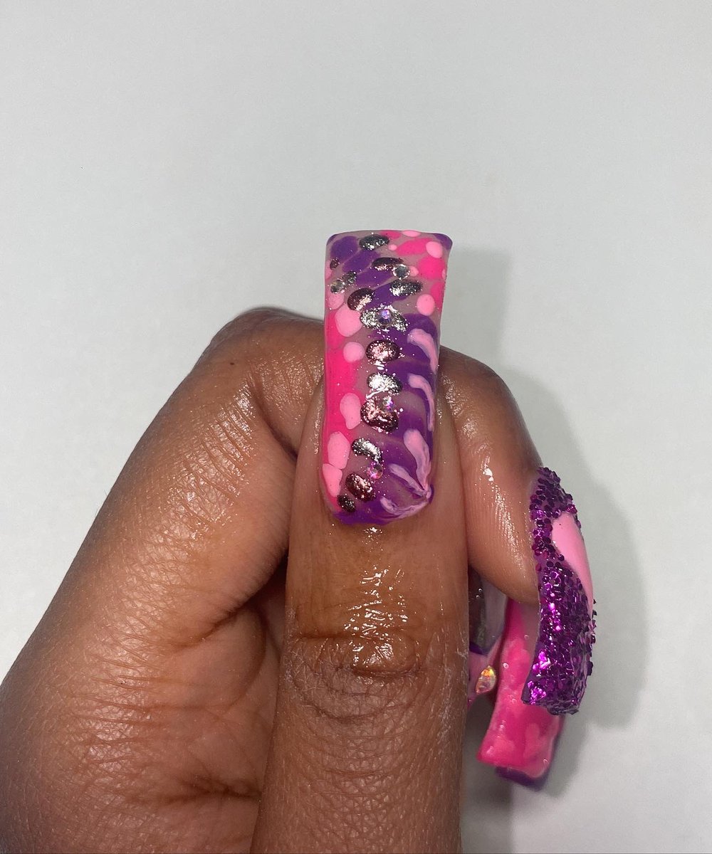 SETGUDTISH's tweet photo. Suddenly I’m a Magician 🧞‍♀️💗 #ducknails #nails #acrylicnails #mcr #Manchester #manchesternailtech #uknailtech #sexy https://t.co/6fbCdvqtpO