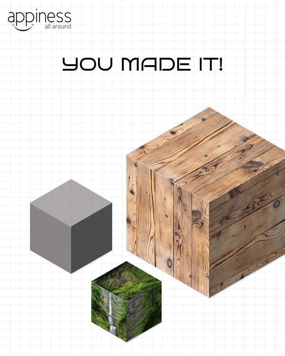 AppinessWorld's tweet image. You can create your very own customised 3D cube with a picture of your liking with this step-by-step tutorial! 🤗

Also, don’t forget to check out appinessworld.com 

#3DCube #3DCubeTutorial #DesignTutorial #Design #3DCubeDesign #AppinessInteractive #Appiness