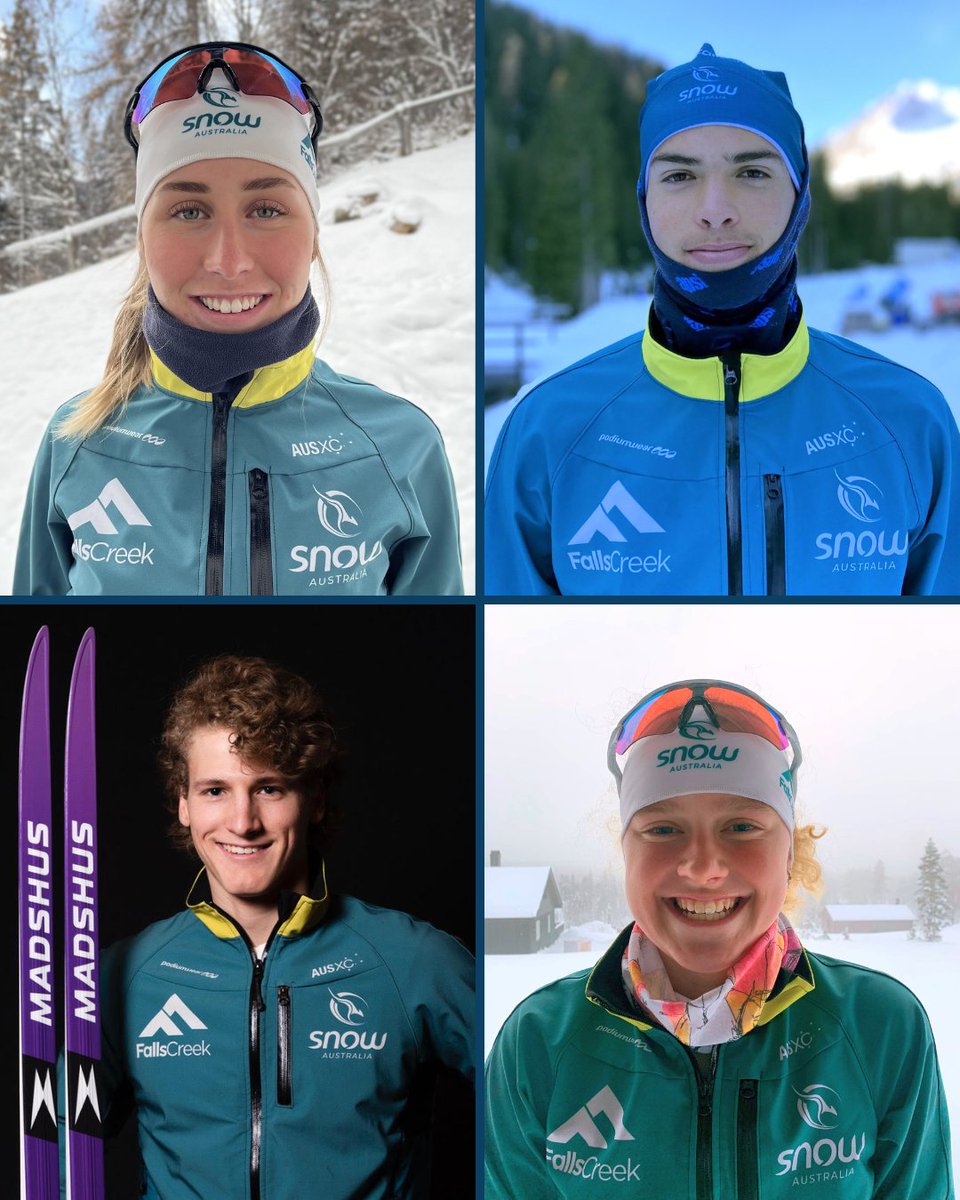 SnowAust's tweet photo. Good luck to the 12-strong Australian @ausxc Team competing at the 2023 FIS Nordic Junior/U23 Cross Country World Ski Championships in Whistler 🇨🇦, starting tomorrow!

Meet the team and find out how to follow all the action 👉https://t.co/KPftTnZdZc

@ausxc  #CrossCountrySkiing https://t.co/Eue88D682h